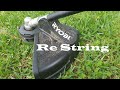 How To RE STRING RYOBI 20V String Trimmer New Brushless 2020 Model