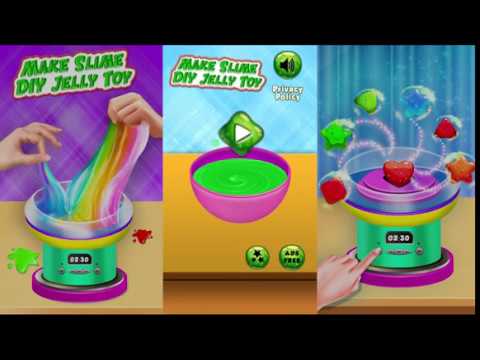 How To Make Slime DIY Jelly Toy Play fun Video