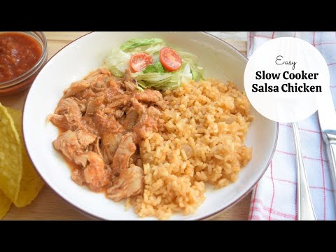 Slow Cooker Salsa Chicken | Gluten Free Slow Cooker Recipes | Dump and Go Slow Cooker Dinners