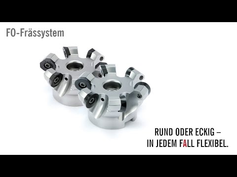 ARNO FO-Frässystem - Oktogonale Wendeschneidplatte in der Aluminium-Bearbeitung