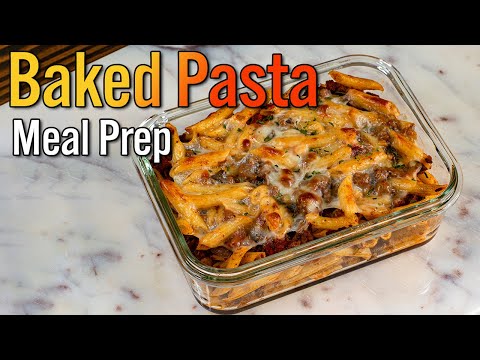 Meal Prep Baked Pasta with Ground Beef | Coach Sean's...