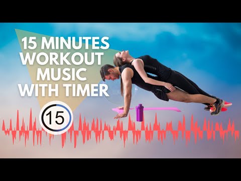 Workout music with interval timer 15 minutes | 30/30 tabata
