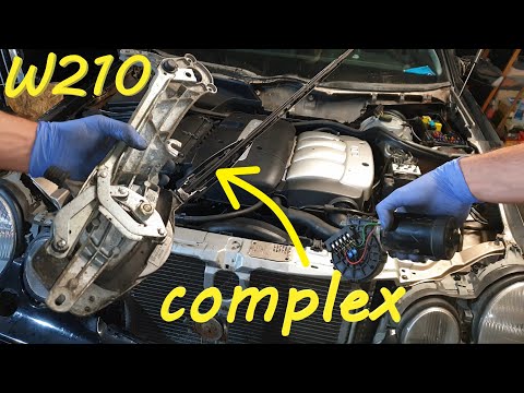 Mercedes w210 Windshield Wiper Motor Assembly - Problems , Removal , Diagnose e220 , e270 e320 cdi