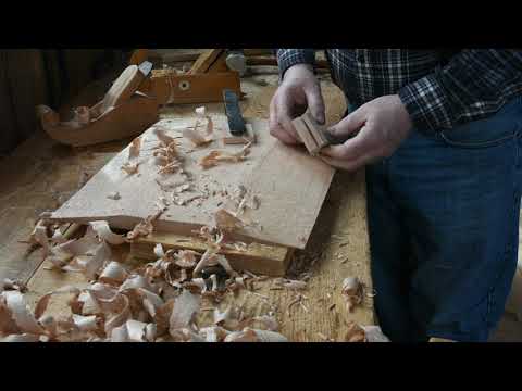 hewing & beveling a panel