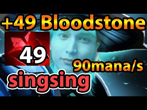 Dota 2 Singsing Storm Spirit 49 BS Charges +90 mana/s No Commentary