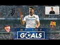 Which Clásico golazo did Marco Asensio choose among his favourites?