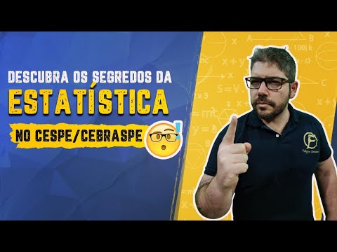 Descubra os segredos da ESTATÍSTICA no CESPE/CEBRASPE - Concursos 2021