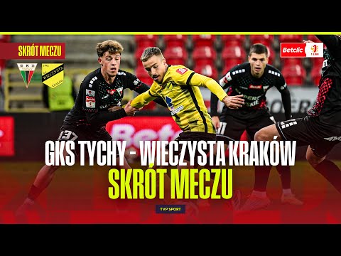 SUMMARY: GKS TYCHY - WIECZYSTA KRAKÓW. GREAT MATCH, SIX GOALS! BETCLIC 1 LIGA - ROUND 13