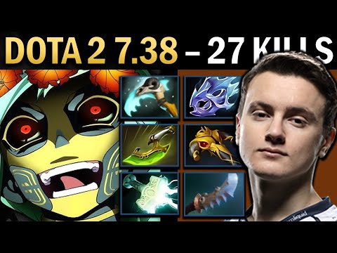 Muerta Gameplay Miracle with 27 Kills and Vyse - Dota 2 7.38