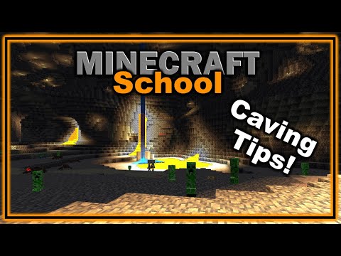 Essential Tips on Exploring Minecraft 1.18 Caves! | Minecraft School | Tutorial Let's Play - 45