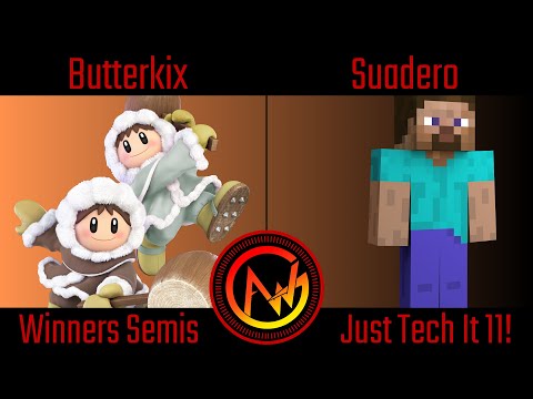 AWG Just Tech It 11 Winners Semis - Butterkix (Ice Climbers) Vs Suadero (Steve) Smash Ultimate - SSB