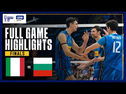 BULGARIA vs. ITALY | FULL GAME HIGHLIGHTS | 2025 FIVB MEN'S VOLLEYBALL CHAMPIONSHIP FINALS | SEPT 28