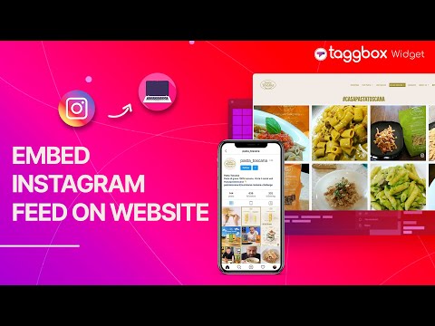 How To Embed Instagram Feed On Website for Free - Taggbox Widget