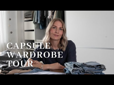 Capsule wardrobe tour | Minimalist wardrobe organisation tips