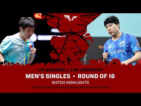 Lin Shidong vs Lim Jonghoon | MS R16 | #WTTSingapore2026