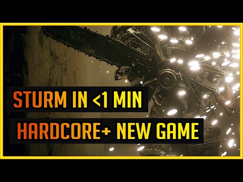 Sturm in 1 minute Max (No Magnum) on hardcore Guide (new game playthrough) - RESIDENT EVIL VILLAGE