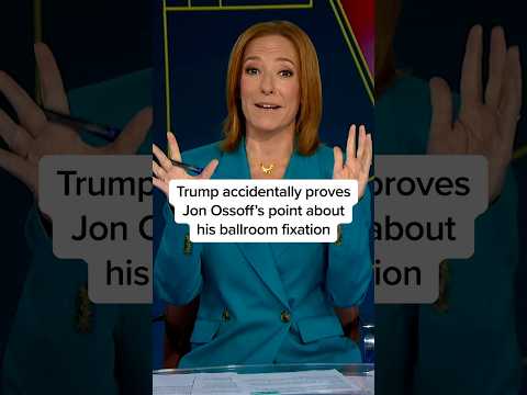 Trump accidentally proves Jon Ossoff's point about his ballroom fixation