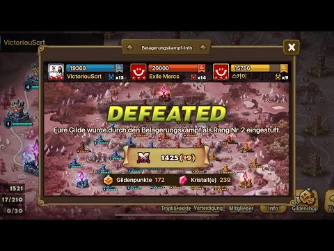 G3 Siege vs Exile Mercs vs Pinguine - How Praha became a Monster - Summonerswar