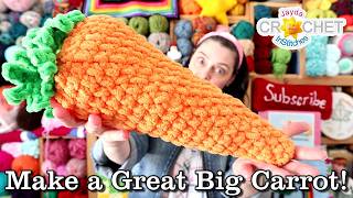 Great Big Carrot 🥕 Happy Easter! Crochet Tutorial