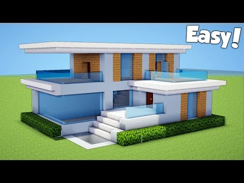 WiederDude - Minecraft: How to Build a Small & Easy Modern House Tutorial (#23)