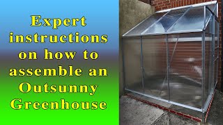 Outsunny Greenhouse Expert Assembly Instructions