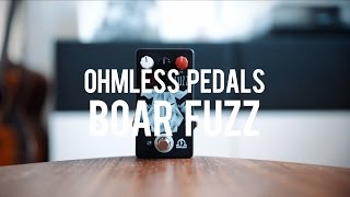 Video thumbnail for Ohmless Pedals Boar Fuzz (demo) by Eirik Stordrange
