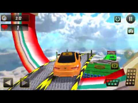 Real Taxi Car Stunts 3D Impossible Ramp Car Stunt #1 Android Gameplay by GimalJoke