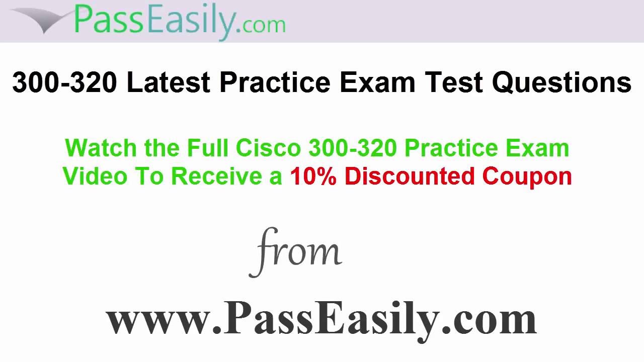 300-320 Cisco Exam 300-320 Test Questions PDF
