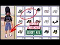 HOW TO FIND HIDDEN POPULAR TRENDY SNEAKERS AND SHOES BERRY AVE ROBLOX