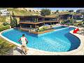 Franklin Made The Biggest Swimming Pool Outside His House In Gta 5 GTA 5 Mods
