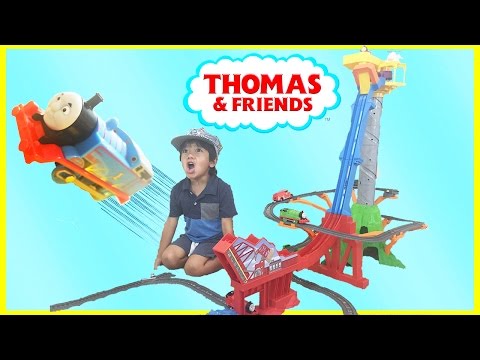 Thomas & Friends TrackMaster Sky-High Bridge Jump Playset Toy Trains Video