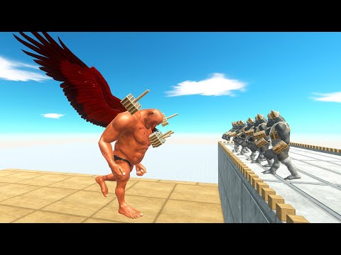 SQUAD GHOR HAMMERS VS FLYING GIANTS | ANIMAL REVOLT BATTLE SIMULATOR