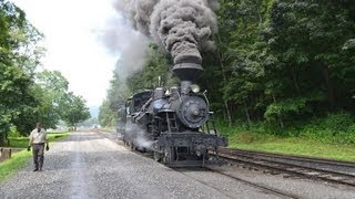 preview picture of video 'Cass Scenic Railroad Geared Steam Locomotives'