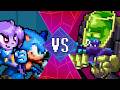 Sonic & Lilac vs Shade Trooper K-Type | Freedom Fighters (Sonic X Freedom Planet)
