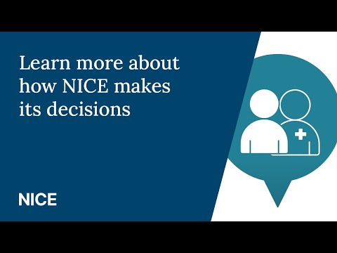 How NICE makes its decisions