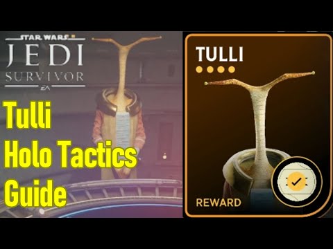 Star Wars Jedi Survivor holo tactics Tulli guide / walkthrough, how to beat Tulli consistently