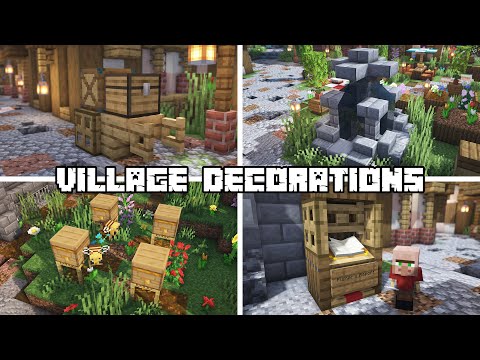 Minecraft: 20+ Village Build Ideas!