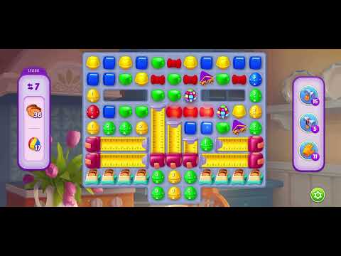 Homescapes level 13086 - no booster gameplay