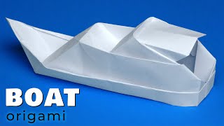 Download lagu Paper boat origami. How to make cruise ship out of paper without glue. Motor yacht mp3