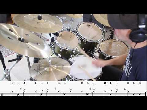 Drum Lick 12 - 1-3 Sextuplet Groove Lick