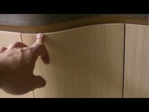 弧形門片