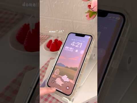 CUSTOMIZE MY IPHONE 13 WITH ME (free & with links) 💌 GIVING MY PHONE A MAKEOVER ☁️ pastel vibes 🌷