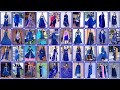 Trendy Royal Blue And Navy Blue Color Dress Design Ideas Blue Color Combination Suit Design