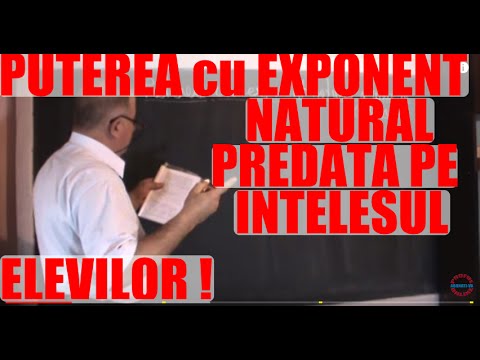 1/4 Lectia 112 - Puterea cu exponent natural predata pe intelesul elevilor - Matematica - Clasa 5