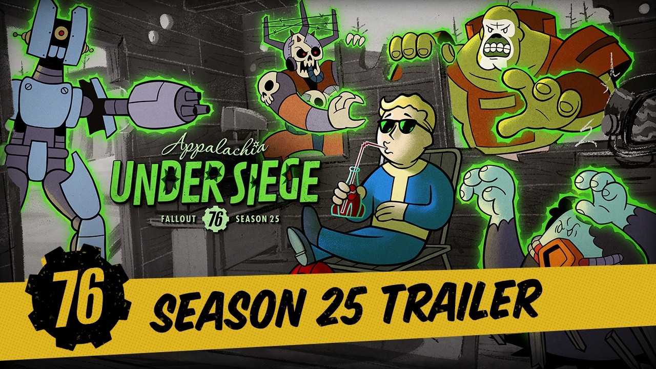 Fallout 76: Appalachia Under Siege - Season 25 Trailer - YouTube