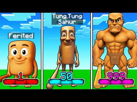 TUNG TUNG SAHUR'un GELİŞİMİ - Minecraft