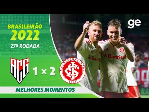 Gols e lances de Atlético-GO x Internacional
