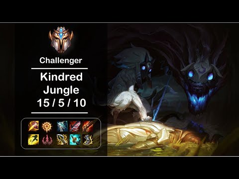[4K] LOL Challenger Kindred Jungle (15/5/10) Ep322