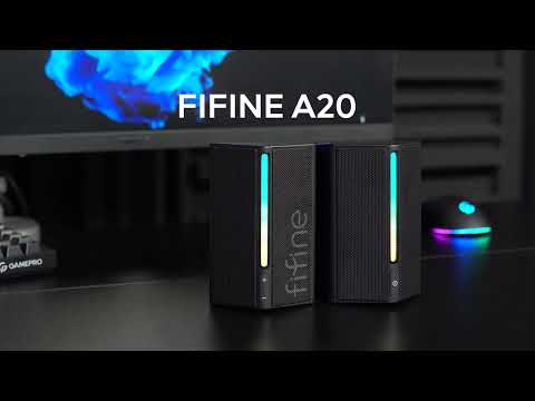 Акустична система FIFINE A20 Gaming RGB Чорний