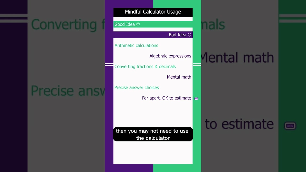 Part 2 of our calculator usage tips on the GRE! #shorts